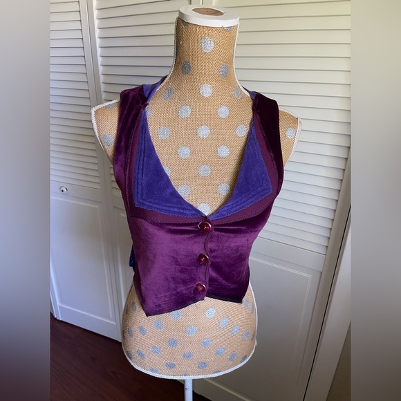 Festival Vest Top Handmade Vintage - Picture 5 of 12